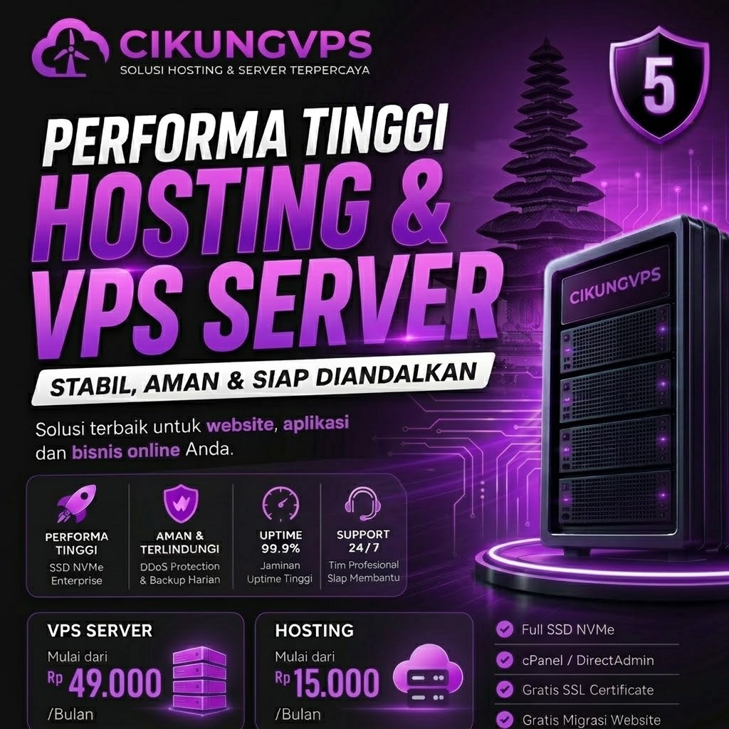 Poster Promo CIKUNGVPS